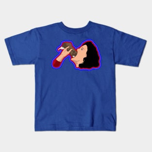 Diana eating a rat Kids T-Shirt